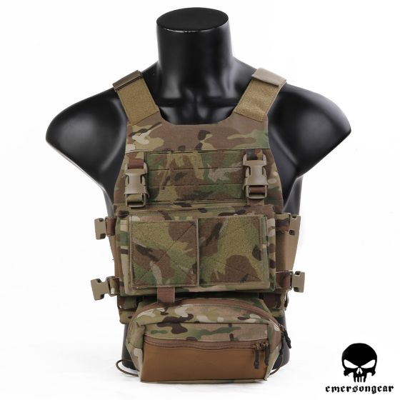 Tactical Vest Tactical Vest with Chest Rig Multicam Emerson