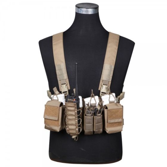 Corpetto Tattico ""Chest Rig"" Gear D3CR - Coyote Brown ""Tan"" - Emerson (EM7442CB)