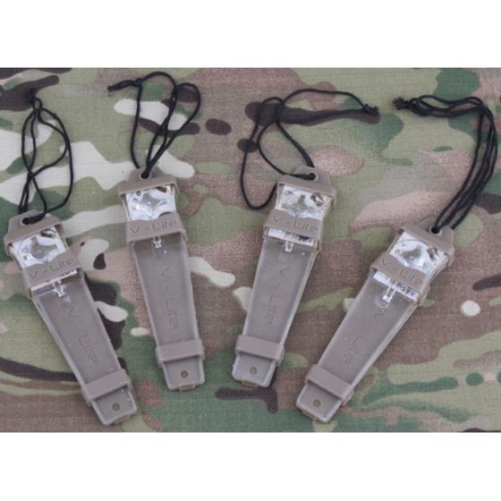 Luce di segnalazione (Light Stick) V-LITE ""Distress Marker"" - Dark Earth & Luce VERDE - Emerson (EM8444b)