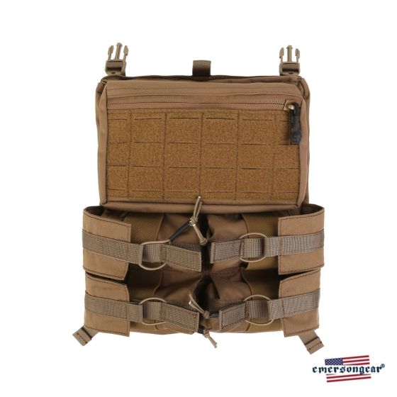 Pannello Tattico per Gilet Tattici 420 - 500D - Coyote Brown Tan - EmersonGear 