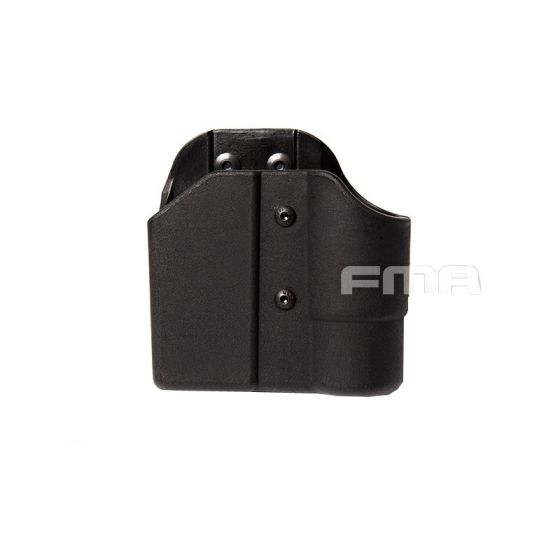 Magazine holder with torch holder FMA Black  (FA-TB1238BK)