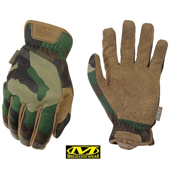 Guanti tattici fastfit woodland mechanix