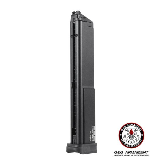 Caricatore GAS  HI-CAP LIGHT WEIGHT 50  per  pistola GTP 9  G&G (G08200)