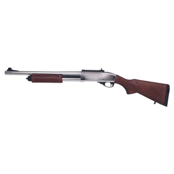 Fucile a Pompa a Gas ver. Long in Vero Legno Silver Golden Eagle