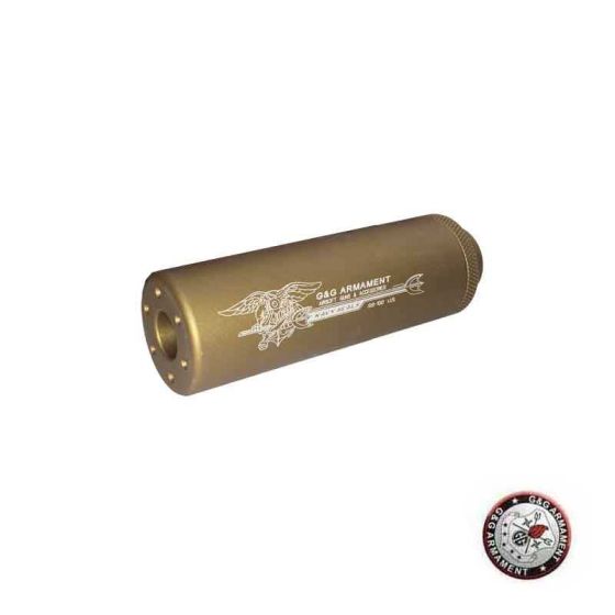 Silenziatore SS-100 Tan Navy Seals CCW 14mm G&G 