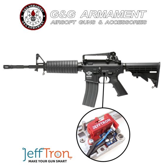 Fucile Elettrico CM16 M4 A1 Carabine MOSFET JeffTron Nero G&G Offerta Combo