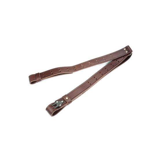 2-points leather sling-brick for M14 desert tan