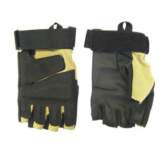 Guanto tattico per soft air in tessuto senza dita gl36t