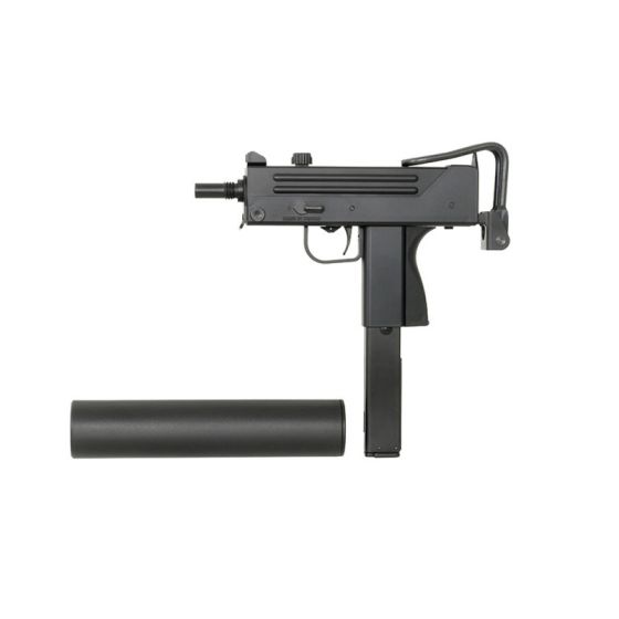 MAC-10 SMG blowback con silenziatore  green gas 