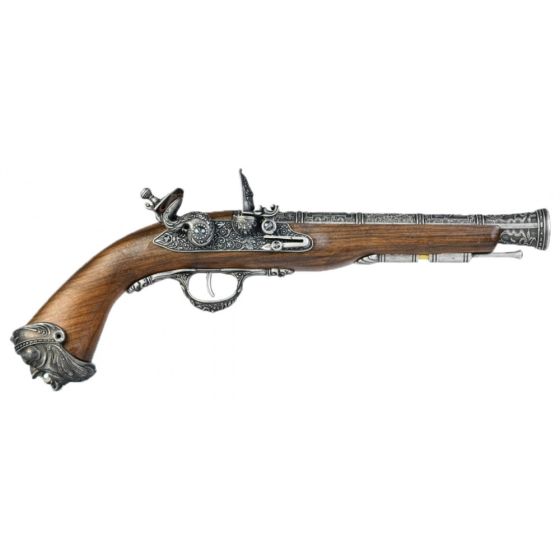 Pistola a CO2 Avancaricare/Antica Pirate Flinlock - HFC - Argento (HG 502SILV-CO2) 