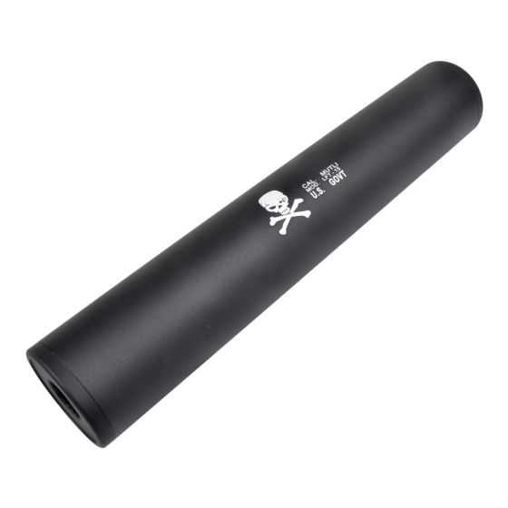 Silenziatore 195x35 mm Tipo F - TESCHIO - Alluminio Nero CYMA