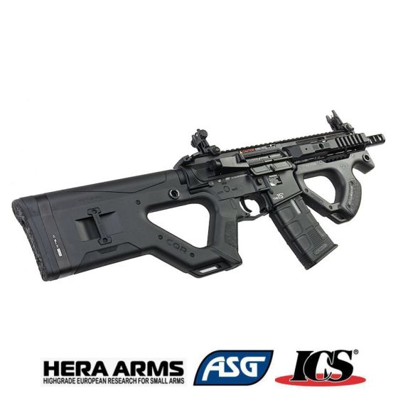 Hera Arms CQR Rifle - Black - Full Metal - EBB Blowback - Gear Box Slip - MOSFET - ICS - ASG - Hera Arms (IC-390)