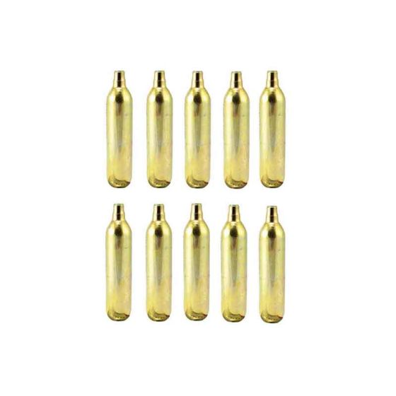 Set 10 bombolette co2 da 12 gr. oro gamo