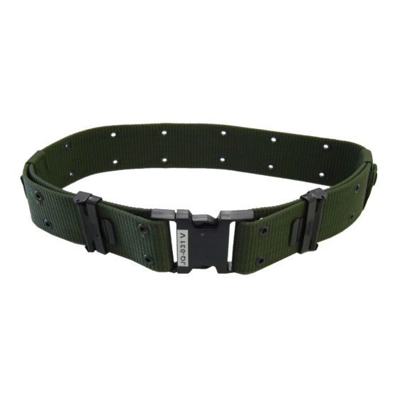 Tactical belt  green cordura