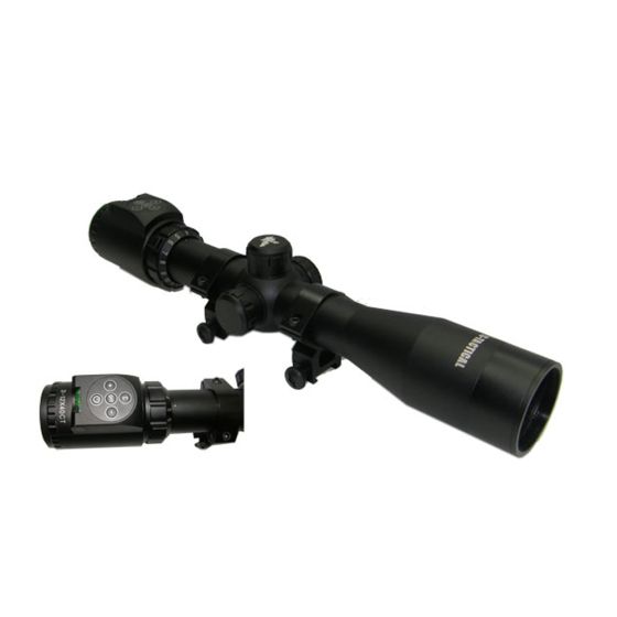 Ottica 3-12x40 antiriflesso, livella e reticolo illuminato