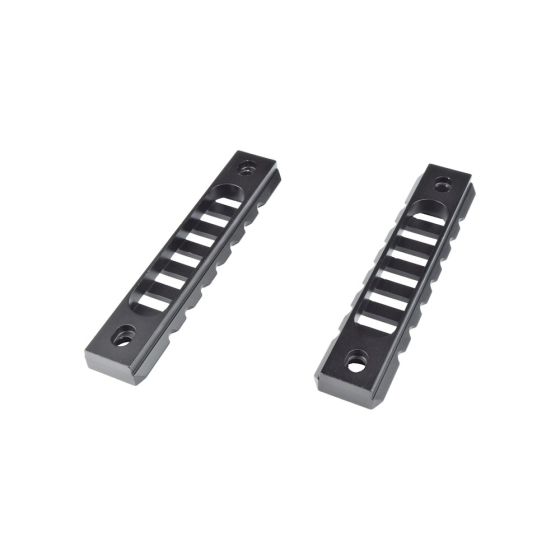 Slitta standard 20mm 7 slots per KEYMODE nero - 2 pezzi   JS-TACTICAL