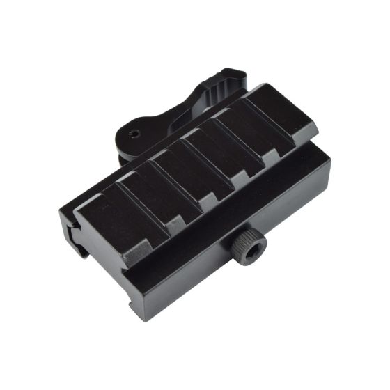 5 slots standard 20mm rail 1/2 inch riser QD BLACK   JS-TACTICAL