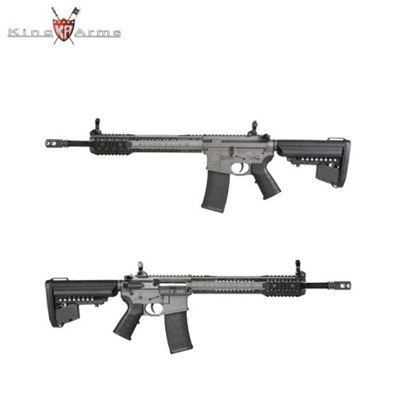 Electric M4 Rifle Black Rain Ordnance Carbine Grey King Arms (KA-AG-196-GY)
