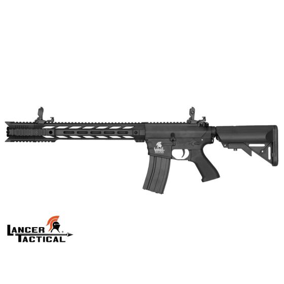 Fucile elettrico M4 SPR ""Interceptor"" M-LOK EVO - Nero - Lancer Tactical (LK9018)