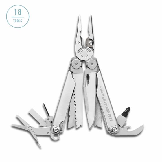 Leatherman Wave + Silver with Sheath (LTG832524)