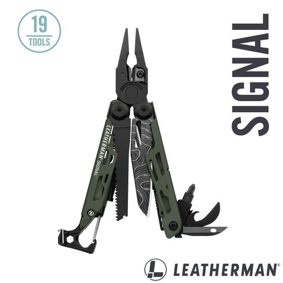 Leatherman signal Green Topo 