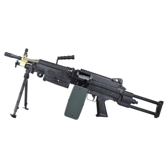 A&K electric rifle Minimi M249  PARA Metal version black