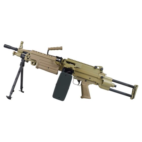 A&K electric rifle Minimi M249  PARA Metal version black