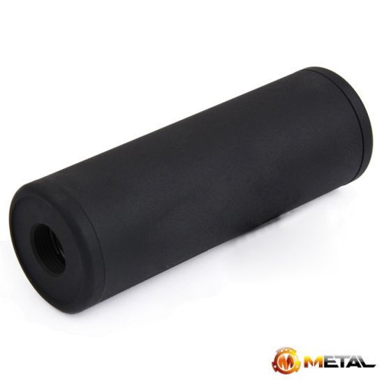 Smooth Style Silencer 100x35 mm Version - Black - Ometal