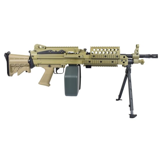 Mitraliatrice  elettrica MK46 polymer version  dark earth A&K