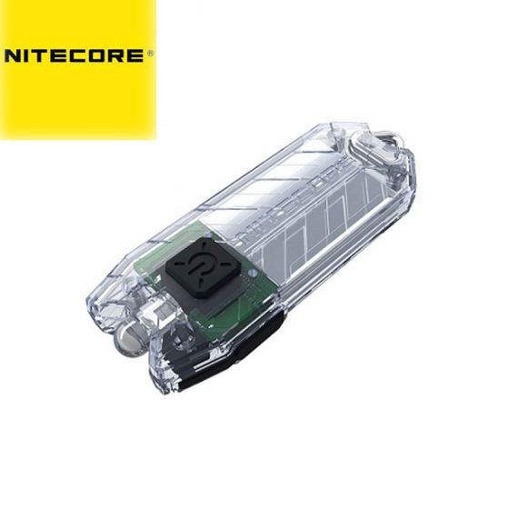 Mini Torcia al led ricaricabile USB mod. TUBE trasparente