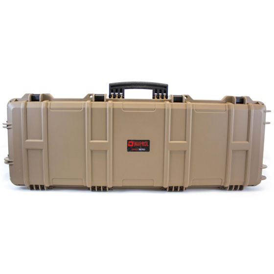 Custodia Rigida larga  hard con Trolley - Tan - Nuprol   NHC-01-TAN