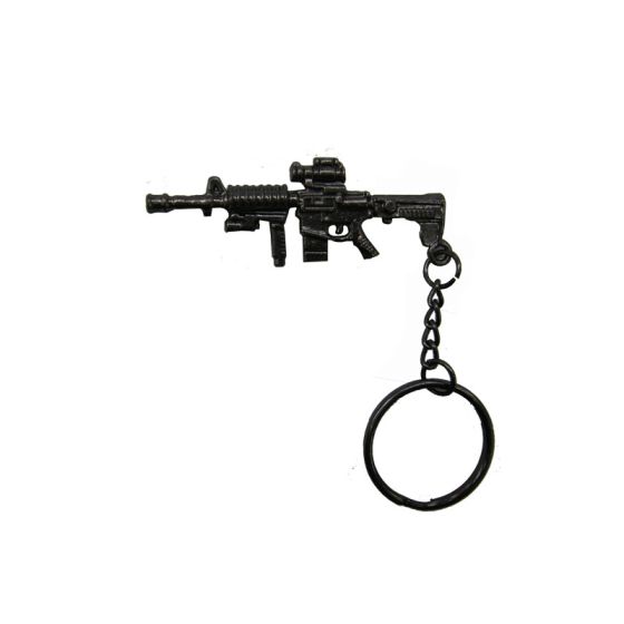 Metal keychain m4 rifle