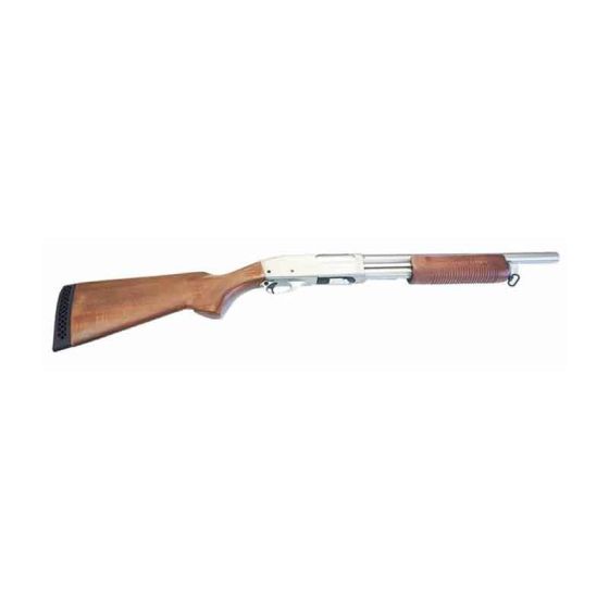 Fucile A Pompa Full Metal Silver In Vero Legno QINGLIU AIRGUN