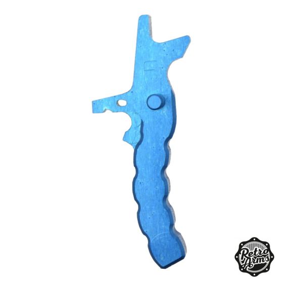 RetroArms Trigger for AR15 M4 CNC F Type Light Blue Gearbox V2