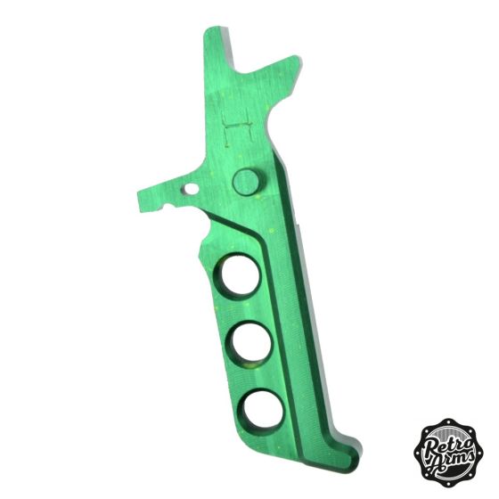 Grilletto RetroArms per AR15 M4 CNC Tipo H Verde Gearbox V2