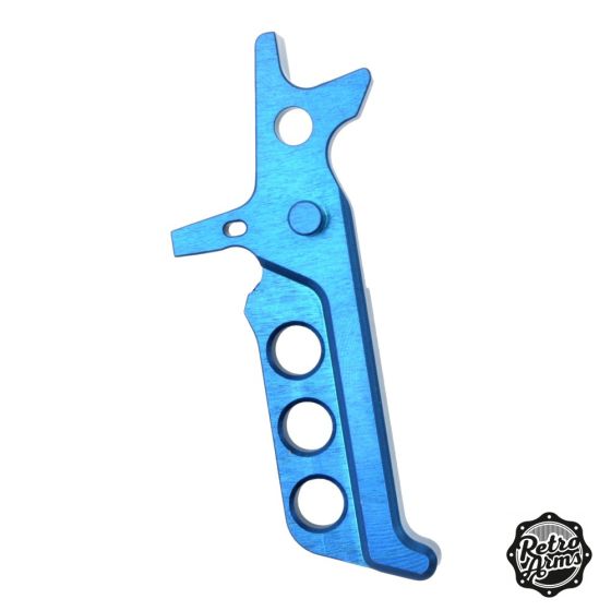 Grilletto RetroArms per AR15 M4 CNC Tipo H Light Blu Gearbox V2