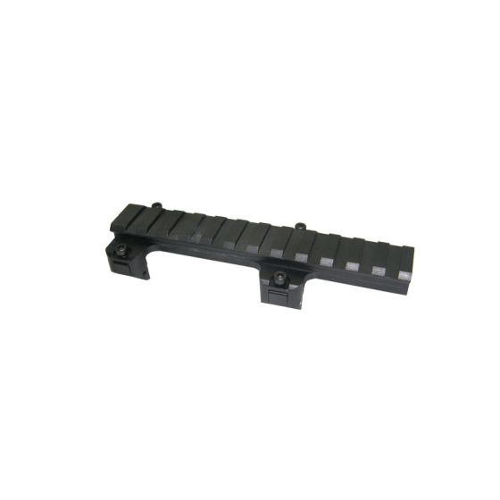Slitta lunga weaver da 22 mm per serie MP5 e G3