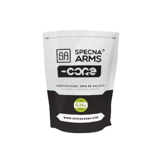 Pallini per softair SPECNA ARMS BIO 6 mm 0.25g  Bianchi 1Kg 