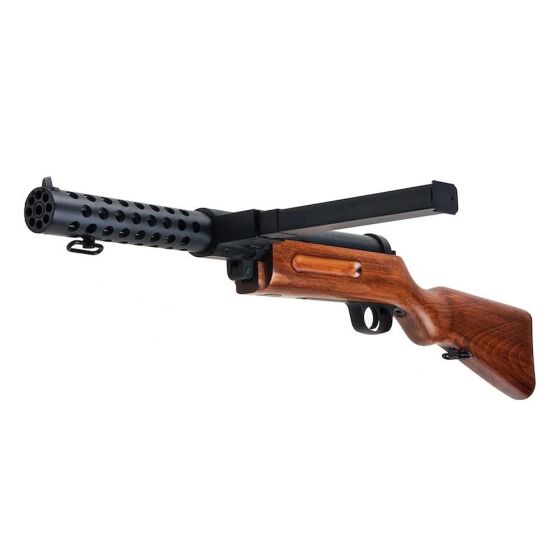 PPSH 41electric rifle metal body and barrel & real wood stock.