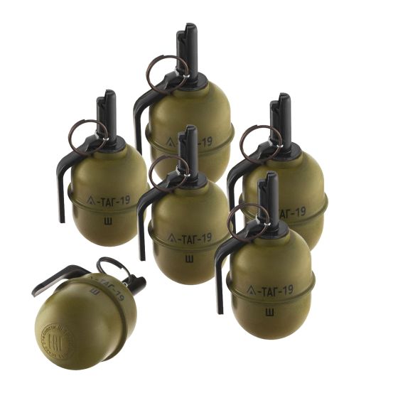 RGD5 Russian grenade x6 disposable by Airsoft - Pallini - TagInn (TAG-19X6)