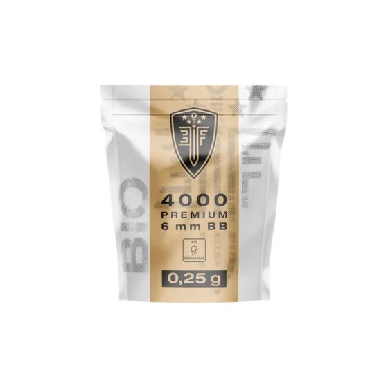 Pallini per softair Elite Force premium BIO 6 mm 0.25g  Bianchi 1Kg  UMAREX 2.6101