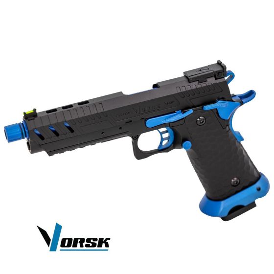 Pistola a Gas vorsk  CS Hi Capa Vengeance  Nera e blu VGP-02-CS-27 