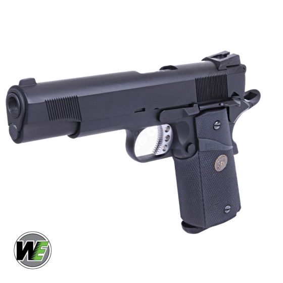 Pistola a Gas 1911 MEU RAIL Classic - Scarrellante - Nero - WE (WE-E008B)