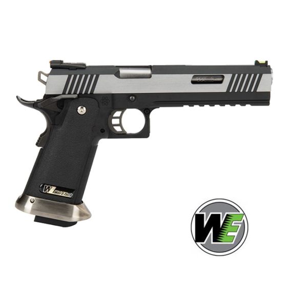 Gas pistol HI-CAP 6.0 IREX B WET  Silver/Silver Custom  WE