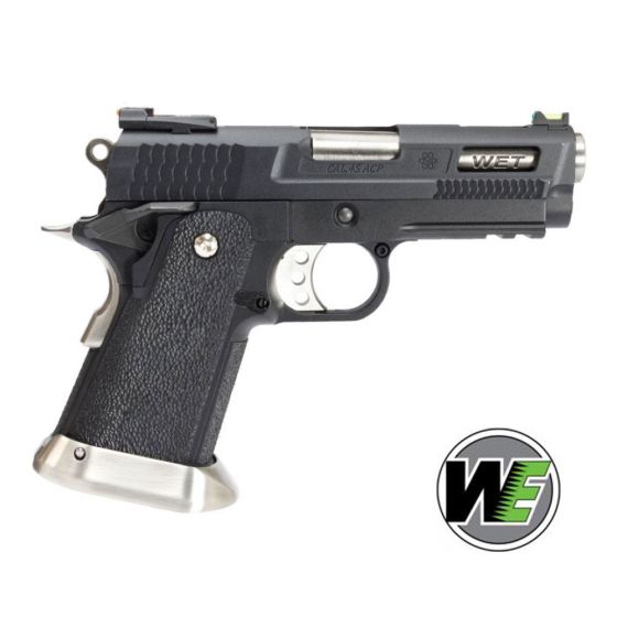 Pistola a gas HI-CAPA 3.8 DEINONYCHUS WET Custom Blowback nera WE 