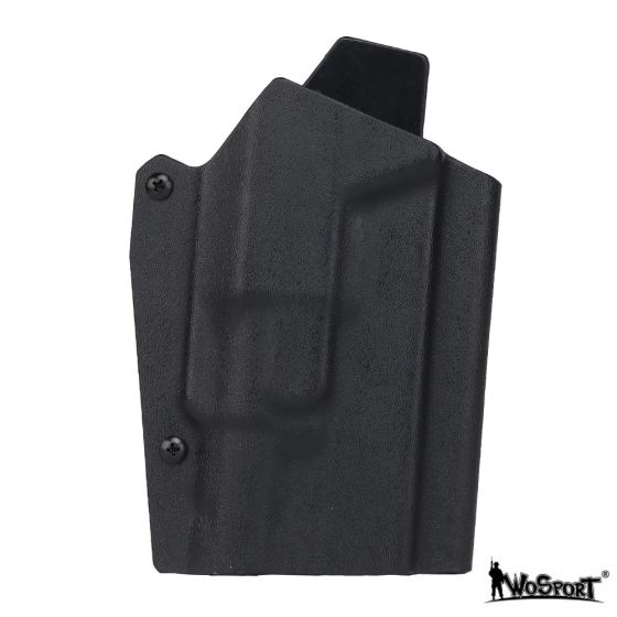 Kydex Quick Pull Holster for Glock Series 17 also with XH35 Torch Black WoSport