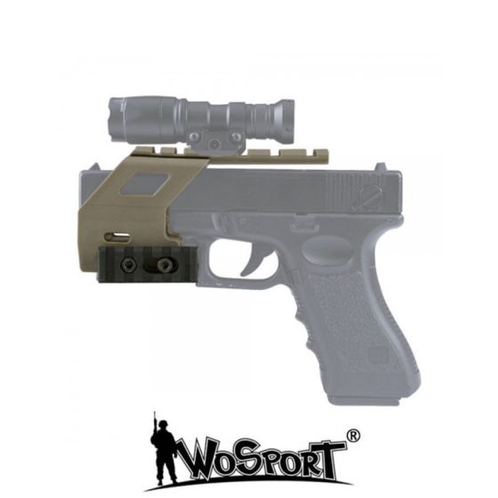Rail Base System per Glock 17, 18, 19 - Tan - WoSport (WO-GB49T)