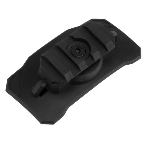 wosport flashlight mount for universal helmet black