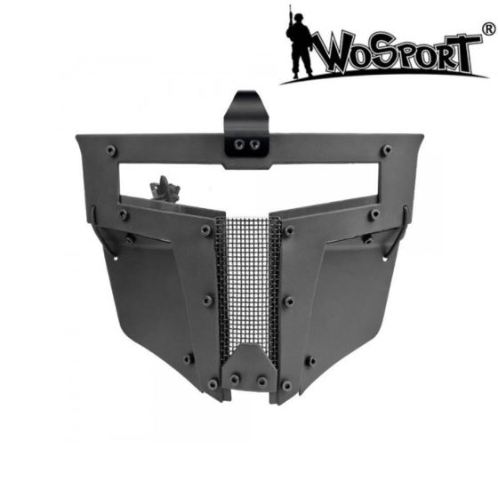 Iron Warrior mask for Fast Helmet - Black - WoSport (WO-MA104B)