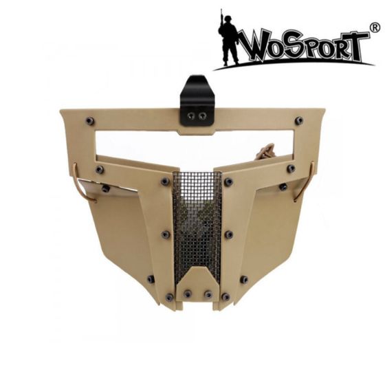Maschera Iron Warrior per Elmetto Fast - Tan - WoSport (WO-MA104T)